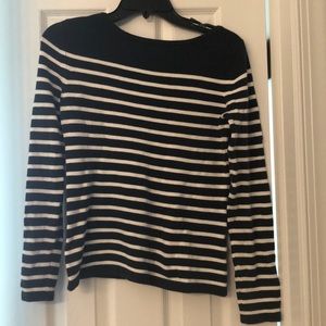 Gap navy blue/white sweater